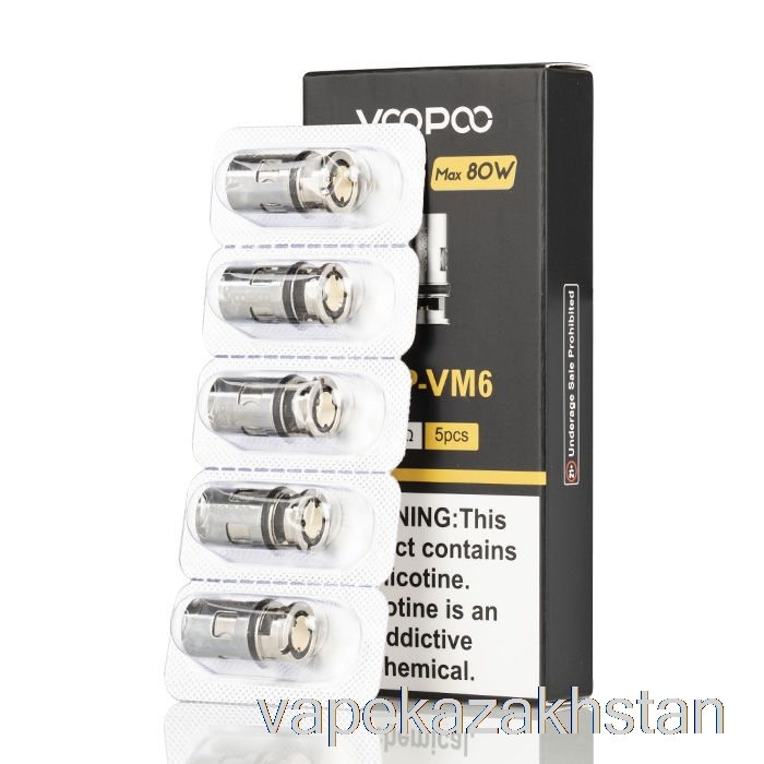 Vape Disposable VOOPOO PnP Replacement Coils 0.15ohm PnP-VM6 Mesh Coils
